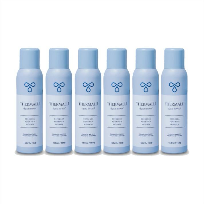 Kit Praia - 6 Águas Termais 150ml - Thermalli
