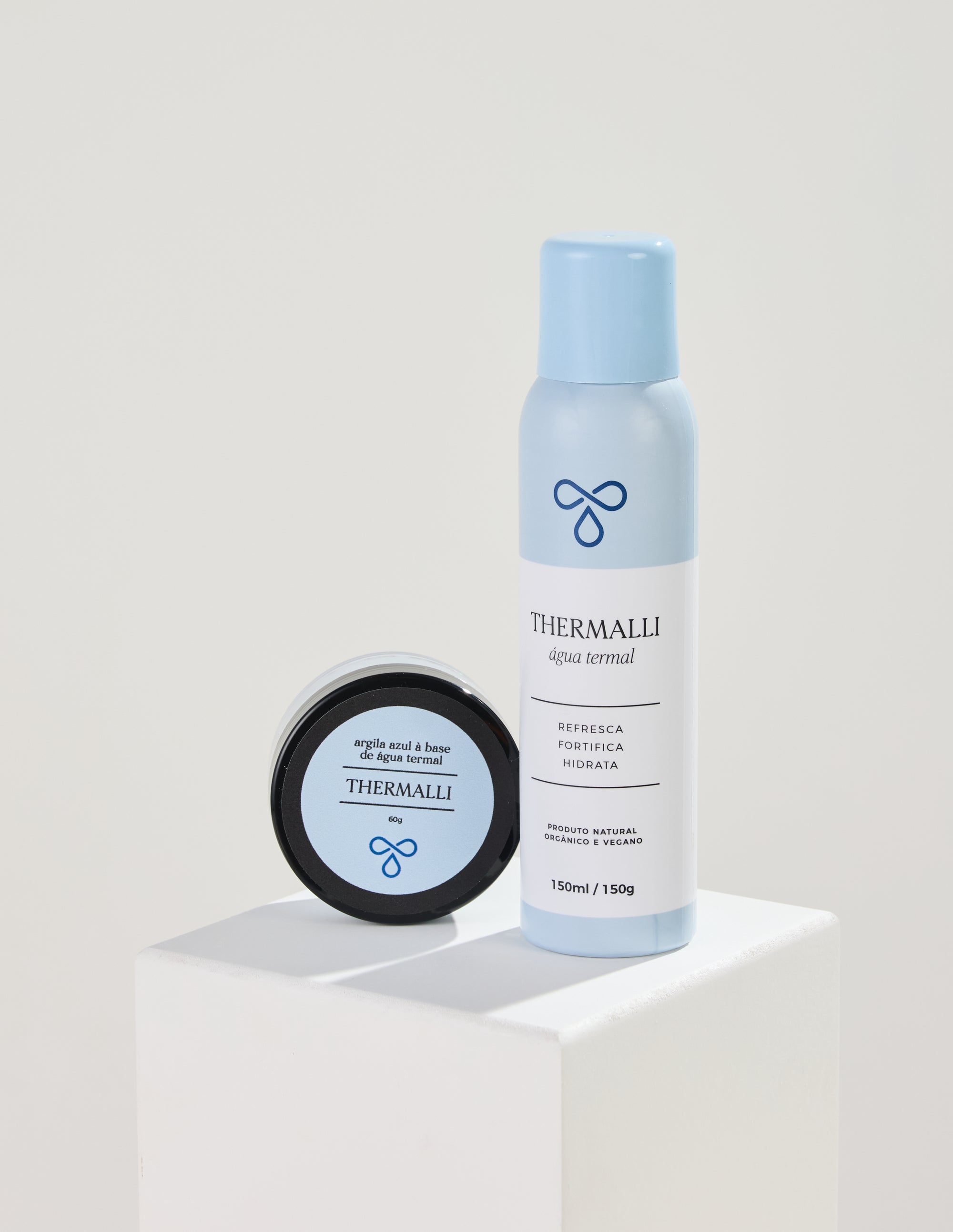 Kit da Beleza Thermalli - Água Termal 150ml + Argila Azul 60g