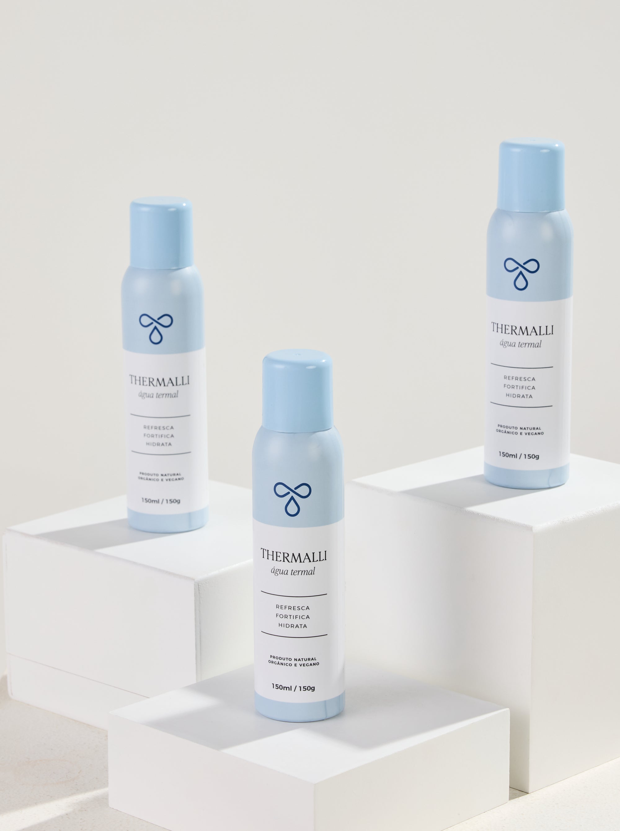 Kit Verão - 3 Águas Termais 150ml - Thermalli